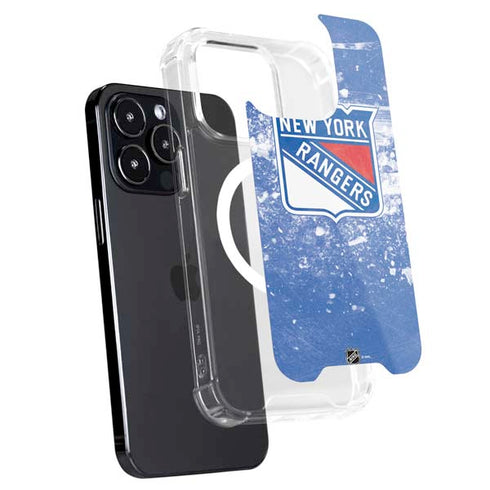 NHL New York Rangers Frozen iPhone 15 Pro MagSafe Case